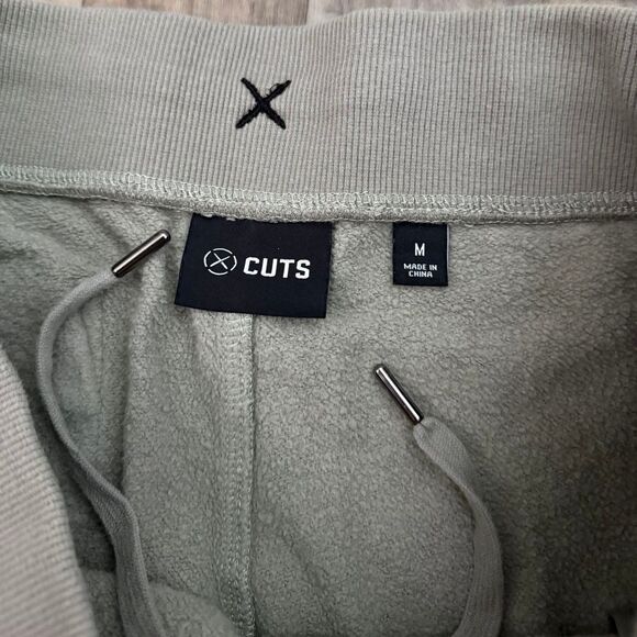 X CUTS Clothing Mens Sage green sweatpants joggers - Picture 5 of 6